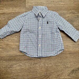 Ralph Lauren Button Down Shirt Sz 6m